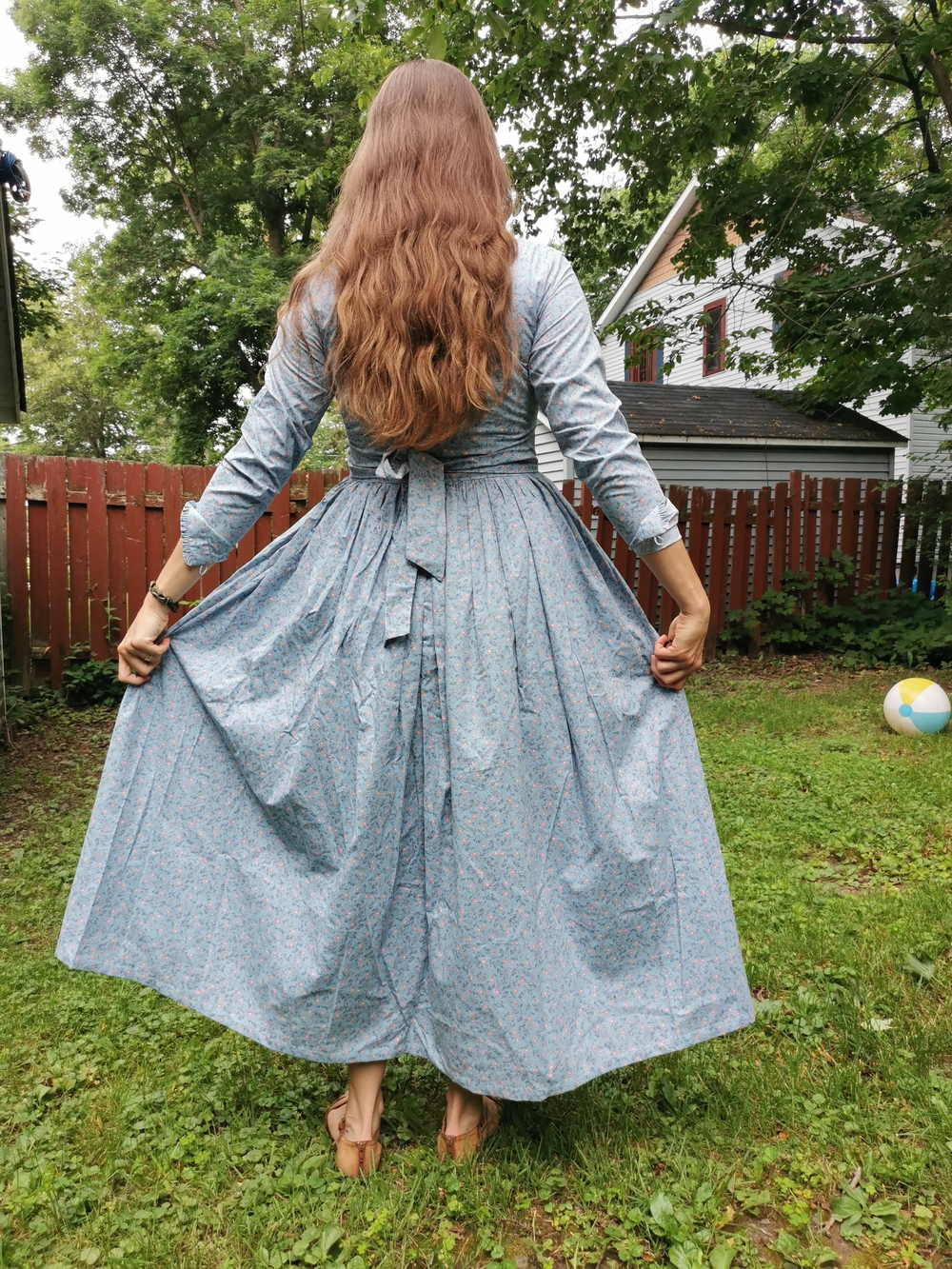 Vintage-inspired Prairie Cottage Core Dress - Ren Fair